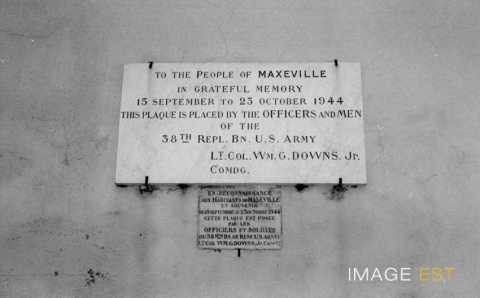 Plaque commémorative (Maxéville)